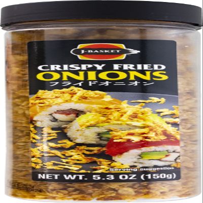 J-Basket Crispy Fried Onion 5.3 oz (Pack of 12)