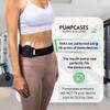 Pumpcases Insulin Pump Adjustable Leg Band, Heather Gray, Large view 4