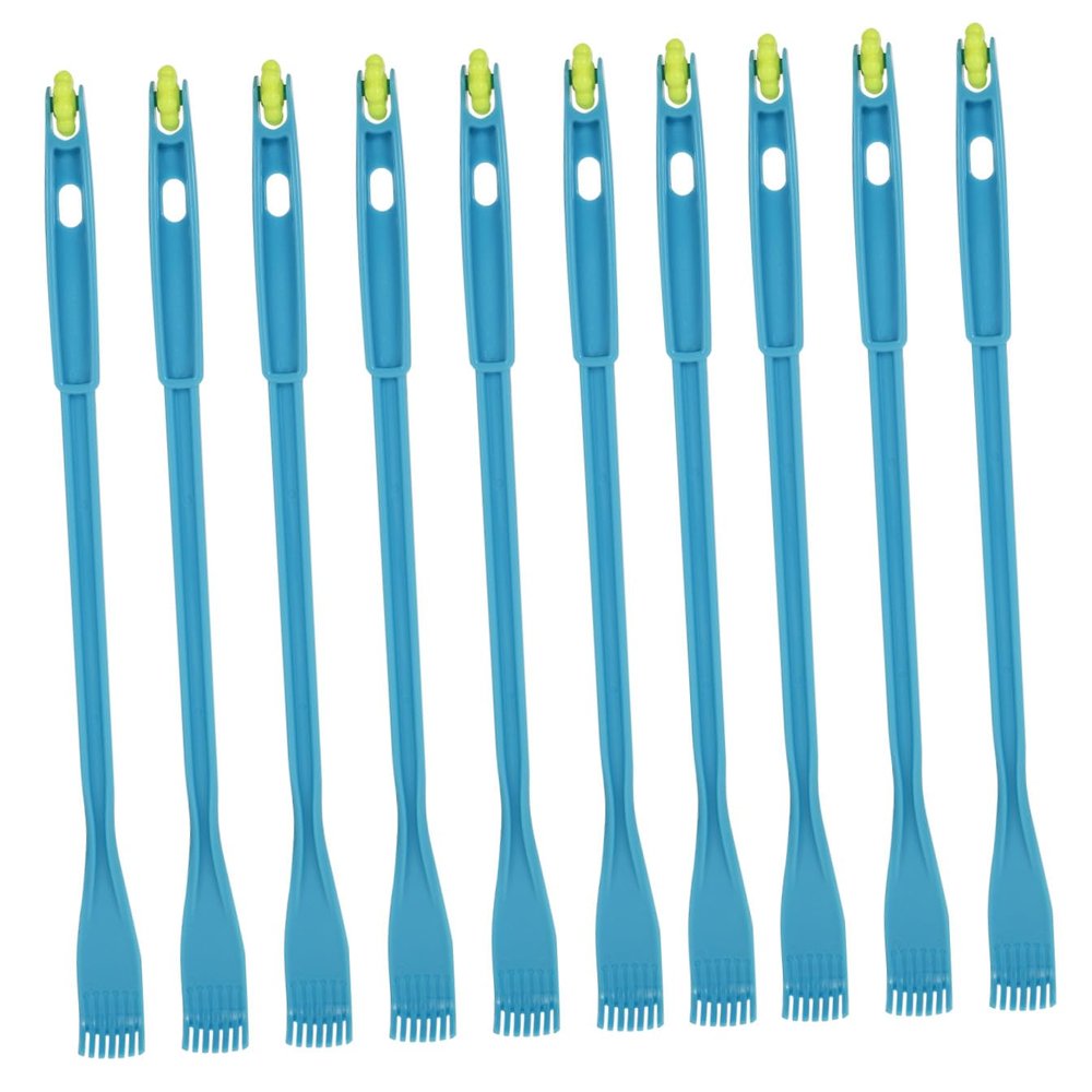NOLITOY 10pcs Cat-Shape Back Scratcher Manual Back Massager Roller for Body Itch Relief