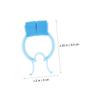 Baluue 16pcs Nose Clips for Breathing Training Durable and Pom Nose Stoppers for Lung Exercises Portable Nasal Fixation for Daily Use Blue view 3