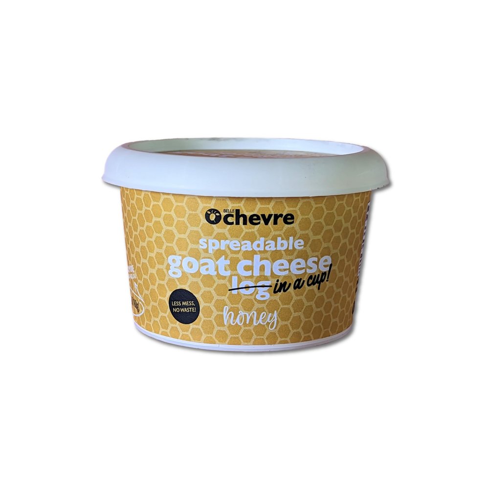 Belle Chevre Honey Spreadable Goat Cheese, 6 oz, 6 Pack