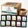 TEA BAG GIFT PACK3: Cafe De Olla Tea Bag, 100% Organic ingredients, 2ea. of our 5 Coffee varieties, Piloncillo (unprocessed cane sugar), Ceylon cinnamon, and a Jarrito (Pack of 1) view 1