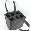 STOBAZA Bottle Red Wine Storage Bag Reusable Drink Pouches for Travel Wine Festive Party Accessory Grey view 2