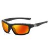 Wrap Around Full lens Reading Sunglasses for Mens Red Square Sports Polarized Sunglasses Readers 0~+4.0 Outdoor Sun Reader (red, 3, x) view 1