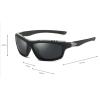 Wrap Around Full lens Reading Sunglasses for Mens Red Square Sports Polarized Sunglasses Readers 0~+4.0 Outdoor Sun Reader (red, 3, x) view 4