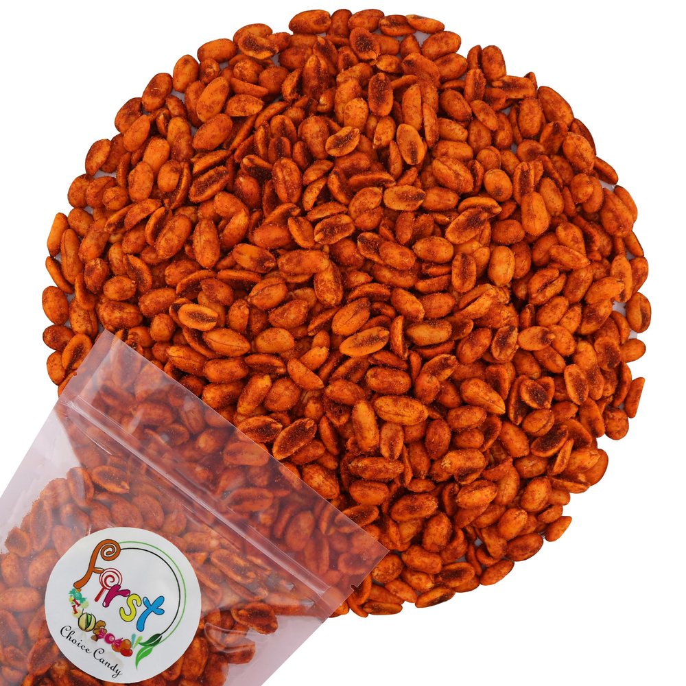 FirstChoiceCandy Chili Lemon Roasted Peanuts, Spicy & Sour Peanuts (1 Pound)