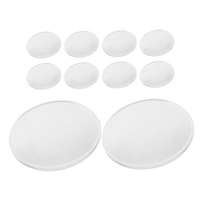 PLAFOPE 10pcs Double Convex Lens Diameter High for Physics Experiments Optical Demonstrations and Magnifying Glass Applications