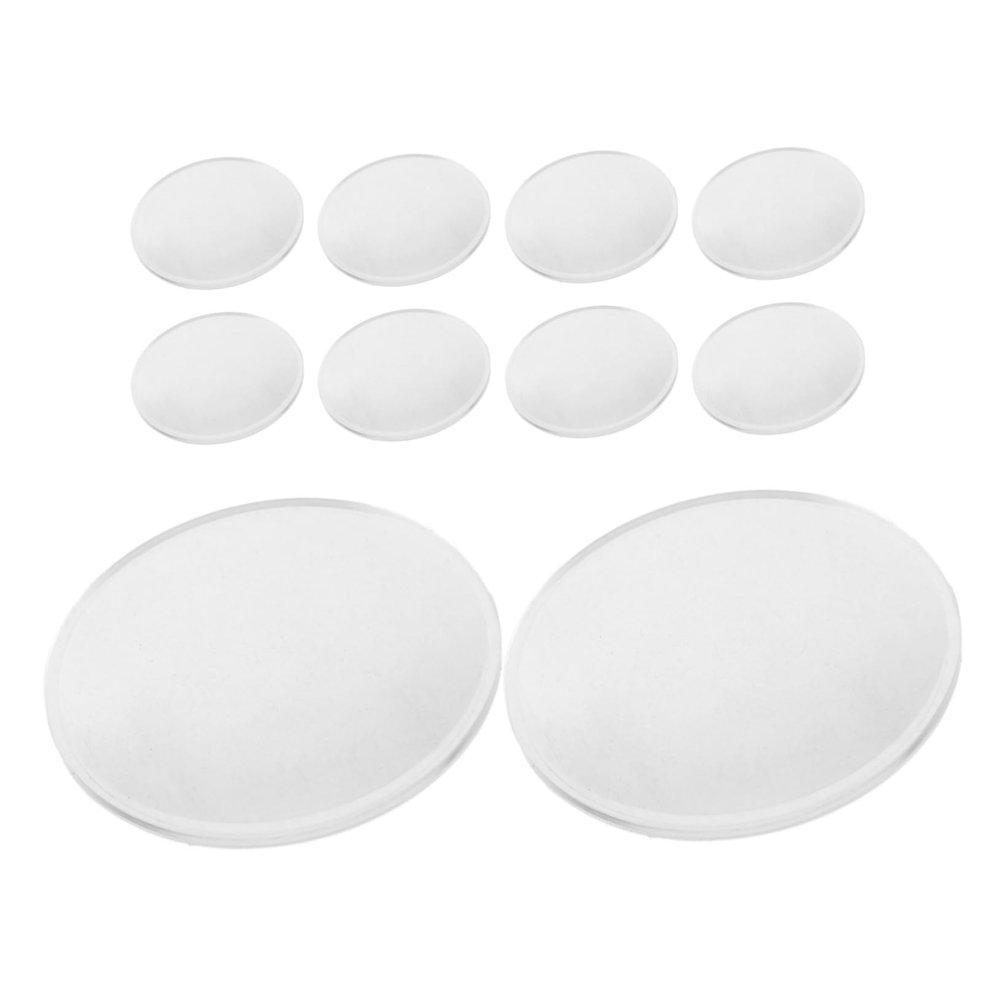 PLAFOPE 10pcs Double Convex Lens Diameter High for Physics Experiments Optical Demonstrations and Magnifying Glass Applications