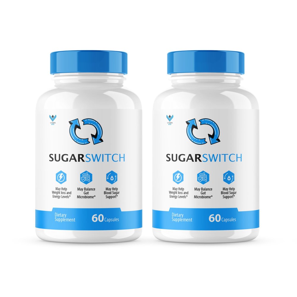 (2 PACK) SugarSwitch Capsules, Official Sugar Switch Pills, All-Natural Blood Formula for Healthy Levels, Sugar Switch 24 Supplement, SugarSwitch 2 Pectin Reviews (120 Capsules) 2 Month Supply