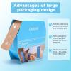 OK TAPE Kinesiology Tape Pre Cut Strips Bulk (100 PCS),Elastic Cotton Latex Free Hypoallergenic Athletic Tape Roll for Muscle Joint Knee,Waterproof k Tape 2in10in/PCS view 3