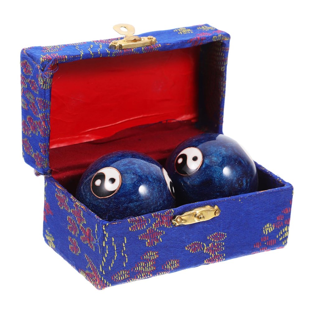 NOLITOY 2pcs Trigger Point Balls Fitness Handball Hand Massaging Balls Rolling Hand Exercise Stress