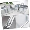 Baluue 1pc Stainless Steel Mini Dust Pan for Kitchen and Home Cleaning Compact Garbage Shovel Design Easy to Store and Use for Quick Cleanup view 2