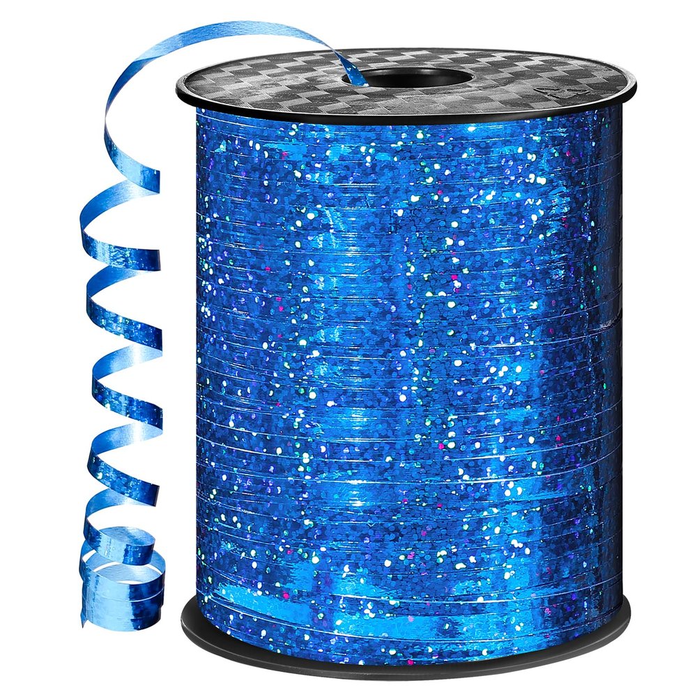 woric Royal Blue Curling Ribbon 600 Yards 1/5 Inch Balloon String Ribbons