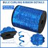 woric Royal Blue Curling Ribbon 600 Yards 1/5 Inch Balloon String Ribbons view 2