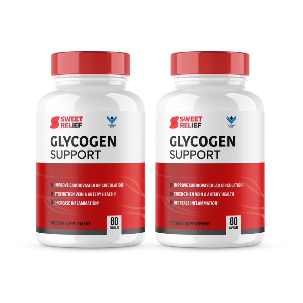 (2 Pack) Sweet Relief Glycogen Support - SweetRelief Blood Vessel Cleaner, Sweet Relief Capsules, Advanced Formula for Overall Wellness, Sweet Relief Reviews (120 Capsules) 2 Month Supply