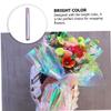 NOLITOY Iridescent Cellophane Film for Flower Wrapping Rainbow Gradient Transparent Paper for Decoration and Creative Crafts view 4
