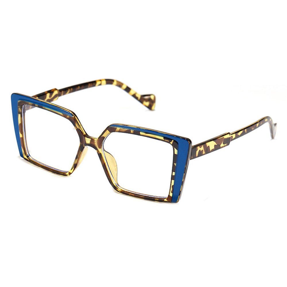 bullabulling Reading Glassess for Women Men - Fashion Blue Light Blocking Computer Readers Spring Hinge Eyeglasses (c3, 2.50, x)