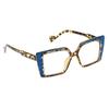 bullabulling Reading Glassess for Women Men - Fashion Blue Light Blocking Computer Readers Spring Hinge Eyeglasses (c3, 2.50, x) view 4