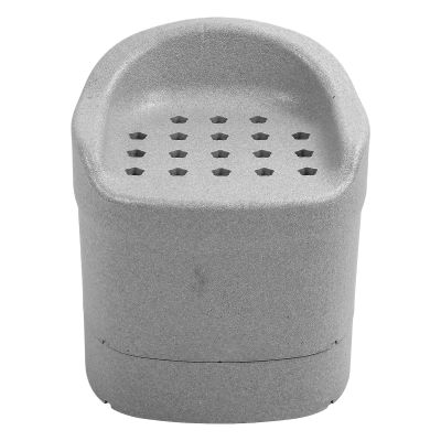 ZJchao Shower Chair with Backrest, Drainage Holes & Non-Slip EPP for Pregnant Women, Elderly and Disabled Users Gray