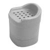 ZJchao Shower Chair with Backrest, Drainage Holes & Non-Slip EPP for Pregnant Women, Elderly and Disabled Users Gray view 2