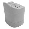 ZJchao Shower Chair with Backrest, Drainage Holes & Non-Slip EPP for Pregnant Women, Elderly and Disabled Users Gray view 3