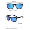 Sport Polarized Reader Sunglasses for Men Classic Rectangle Reading Glasses Outdoor Full Lens Magnifying UV Protection (red, 2, x) view 4