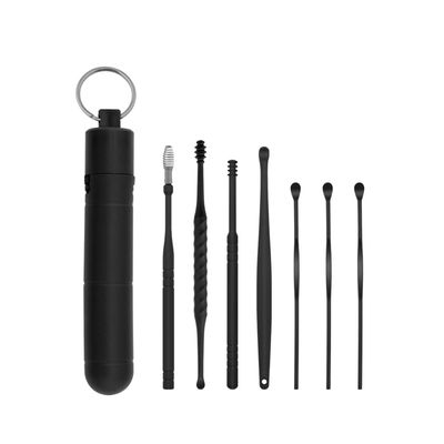 DCYEQRQ Ear Wax Removal Kit Ear Cleaning Kit Ear Wax Cleaner Tool Set Portable Ear Wax Cleaning Kit Durable Ear Wax Removal Kit with Storage Box Ear Pick (A)