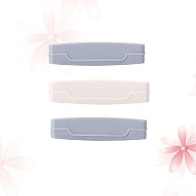 Manual Toothpaste Squeezer Kit 3Pcs ABS Portable White