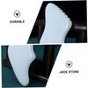 NOLITOY 2pcs Jade Massage Tool Guasha Board for Scraping Massage Muscle Relief Scraper Compact for Body Face Neck view 4