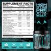 Axe & Sledge HWMF High Stim Pre-Workout Powder | 400mg Caffeine | Pre-Workout for Men & Women with Citrulline, Beta Alanine & Alpha GPC - Energy, Pump & Focus | High Stim | 20/40 Servings, Blue Colada view 2