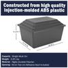 At Peace Memorials Urn Vault for Cremated Remains, Injection-Molded ABS Plastic, 10.5 x 8.5 x 6.5 inch, Holds ONE Cremation Urn (Gray) view 3