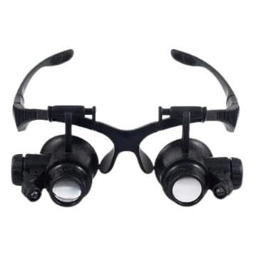10X 15X 20X 25X Portable Head Wearing Magnifying Glass Double Eye Work Magnifier