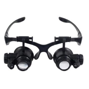 10X 15X 20X 25X Portable Head Wearing Magnifying Glass Double Eye Work Magnifier