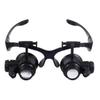 10X 15X 20X 25X Portable Head Wearing Magnifying Glass Double Eye Work Magnifier view 1