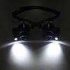 10X 15X 20X 25X Portable Head Wearing Magnifying Glass Double Eye Work Magnifier view 3