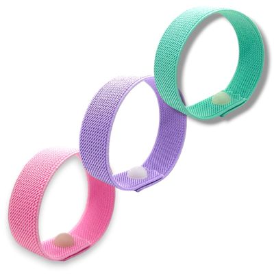 Rubber Band Snap Stress Relief Wristband Acupressure Band for Nausea, Balance, and Travel Snap for Focus, Calm, and Mindful Reset Waterproof, Durable, and Easy to Wear Anywhere (3 Pack, S 6)