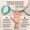 Rubber Band Snap Stress Relief Wristband Acupressure Band for Nausea, Balance, and Travel Snap for Focus, Calm, and Mindful Reset Waterproof, Durable, and Easy to Wear Anywhere (3 Pack, S 6) view 3