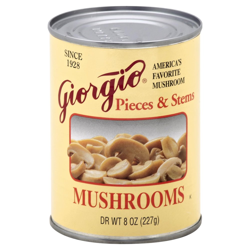 Giorgio Mushroom Pieces and Stems 8 oz (Pack of 12)