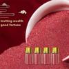 Nyzhmy Zhmyyxgs feng Shui Natural Purple Sands Powder Grain Crystal Pigment Grain Cinnabar Original Stone Powder for Taoists Evil Spirit Calming House Inviting Wealth Fortune Good Luck Amulet (200g) view 3