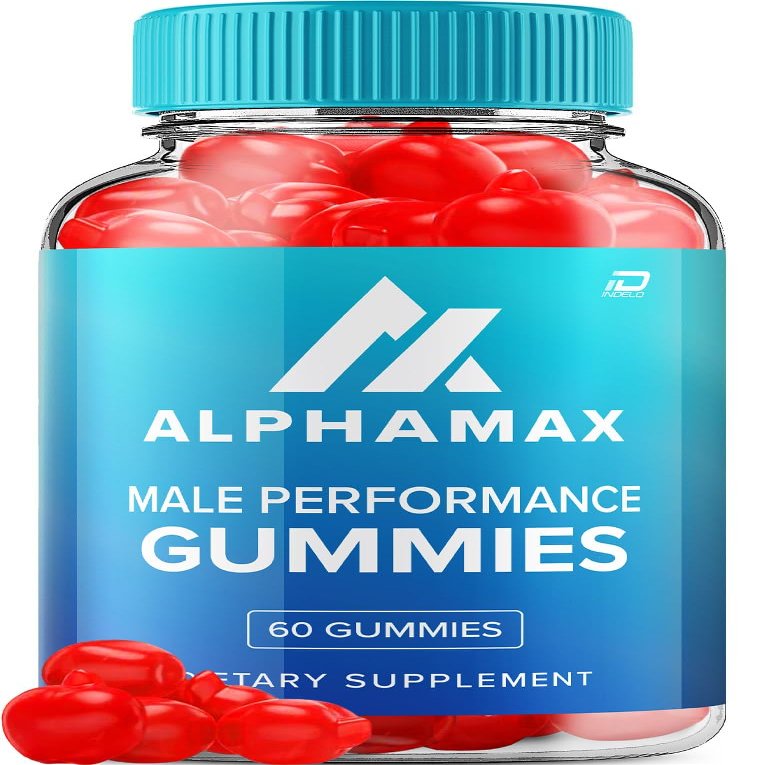 Indelo Alpha Max Gummies for Men  AlphaMax Male Performance ACV Gummies Apple Cider Vinegar 1000MG, Alfa Max Gummies Reviews, Vitamin B12 (1 Pack - 60 Gummies)