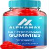 Indelo Alpha Max Gummies for Men  AlphaMax Male Performance ACV Gummies Apple Cider Vinegar 1000MG, Alfa Max Gummies Reviews, Vitamin B12 (1 Pack - 60 Gummies) view 1