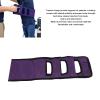 Gait Belt, Transfer Belt Bed Lifter Transfer Sling Patient Lift Sling Padded Breathable Patient Lift Transferring Belt Mobility Aids for Elderly Disabled (Purple) view 2