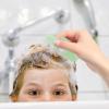 Baby Bath Brush - Silicone Hair Scrubber for Infants, Gentle Scalp Massager | Soft Baby Head Brush, Comfortable Baby Scalp Scrubber, Skin-Friendly Bath Tool for Hair Washing and Dry Skin Relief view 3