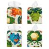 Elegant Square Leather Tissue Box Cover - Stylish & Waterproof Funny Frogs Printed Tissue Box for Table Decor view 2