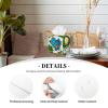 Elegant Square Leather Tissue Box Cover - Stylish & Waterproof Funny Frogs Printed Tissue Box for Table Decor view 3