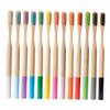 Baluue 8pcs Travel Toothbrush Bamboo Toothbrushes for Adults Eco-Friendly Kit Ergonomic Handle view 2