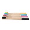 Baluue 8pcs Travel Toothbrush Bamboo Toothbrushes for Adults Eco-Friendly Kit Ergonomic Handle view 3