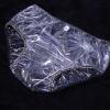 Transparent Plastic Waterproof Panty Cover Adult Incontinence Plastic Pants, Super Soft PVC Diaper Cover/Waterproof Reusable Anti-Leakage Menstrual Pants Unisex Clear (Women, XXX-Large) view 4