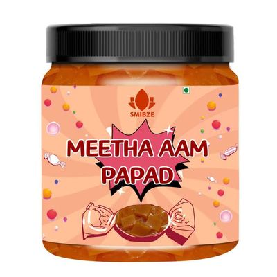 SMIBZE Natural Meetha Aam Papad 250 GM (Pack of 1) SMIBZE