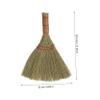minkissy Dust Brush for Desktops Sweeping Broom Handwoven Whisk Broom Eco-Friendly Corn Soft Touch Cleaning Brush view 2